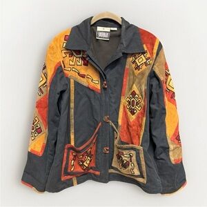 Yak Magik Men’s Medium Patchwork Jacket #5389